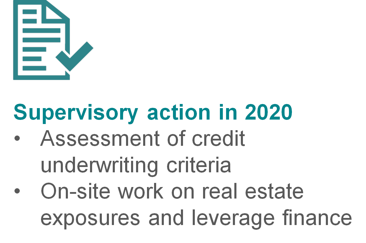 ECB Banking Supervision SSM Supervisory Priorities 2020